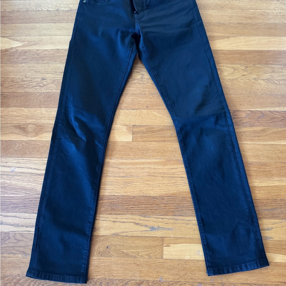 Men's Black Modern Straight Liverpool Jeans